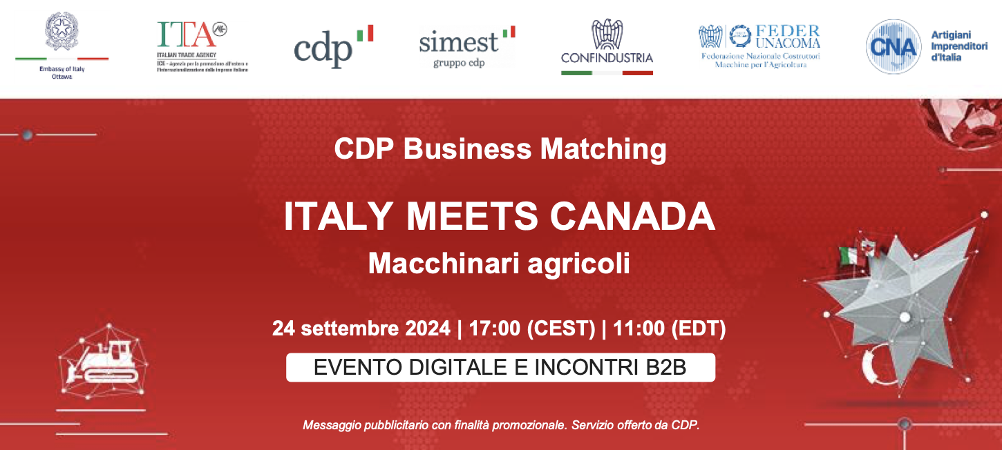 Italy Meets Canada Macchinari Agricoli
